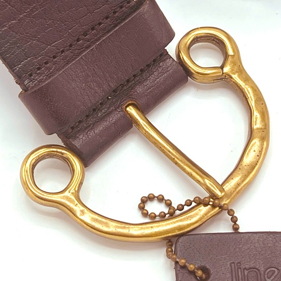 LINEA PELLE IMPORTED LEATHER BELT - Picture 5 of 16